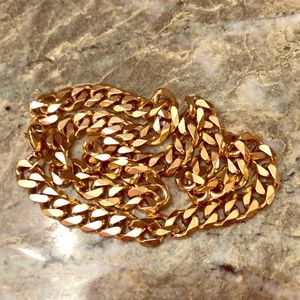 24k gold plated chain - dipped by hand